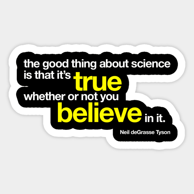 Science Truth Sticker by kipstewart